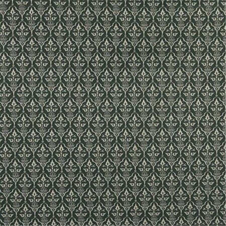 Designer Fabrics 54 in. Wide Green- Diamond Cameo Jacquard Woven Upholstery Fabric B664